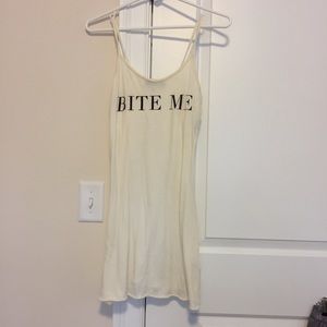 WILDFOX bite me vampire Halloween dress M